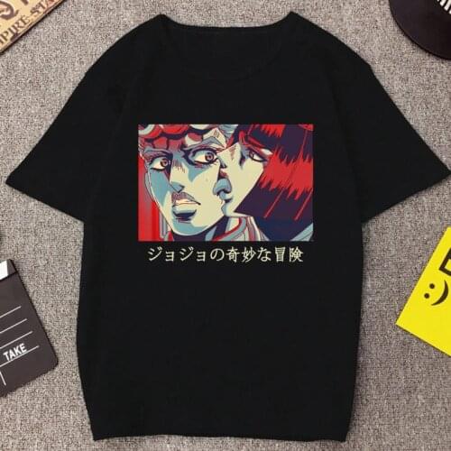 Bucciarati Licking Giorno Womens T Shirt JoJo Bizarre Adventure Hipster Tee Short Sleeve Round Neck T-Shirts Cotton Clothing