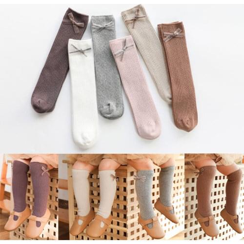 Girls Socks Toddlers Girls Knee High socking Soft Cotton socks Children Socks Cotton baby Kids Girl Socking