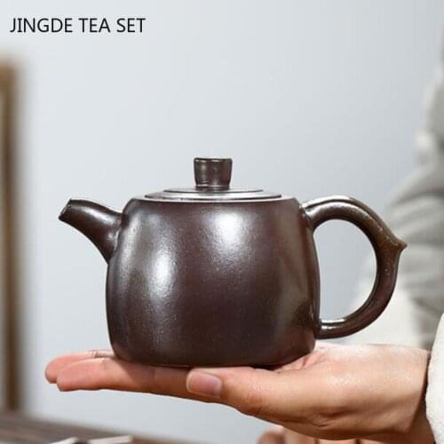 Yixing Traditional Kiln Change Tea Pots Purple Clay Teapot Beauty Kettle Raw Ore Handmade Teaware Chinese Tea Ceremony 290ml