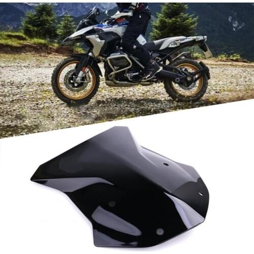 Motorcycle Windshield Durable Windproof Dustproof ABS Motorbike Windscreen Replacement for BMW 1200GS 1250 13-20