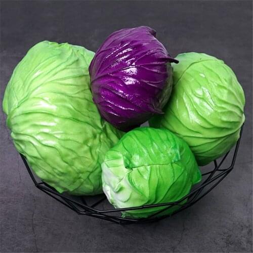 Restaurant store shop decor broccoli cauliflower brocoli cabbage green vegetables pakchoi fake artificial vegetables model
