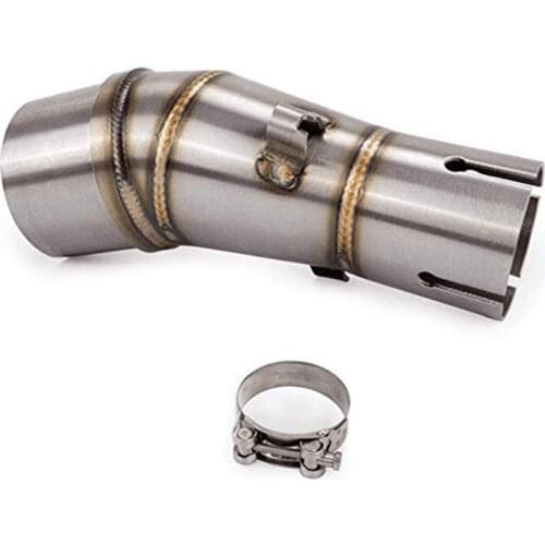 Motorcycle Parts Modification Exhaust Pipe Stainless Steel Middle Section Connecting Pipe Adapter for Z250 08-15ninja300 13-16