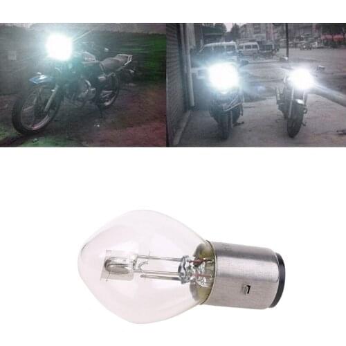 Motorcycle 12V 35W 10A B35 BA20D Headlight Bulb For ATV Moped Scooter Glass