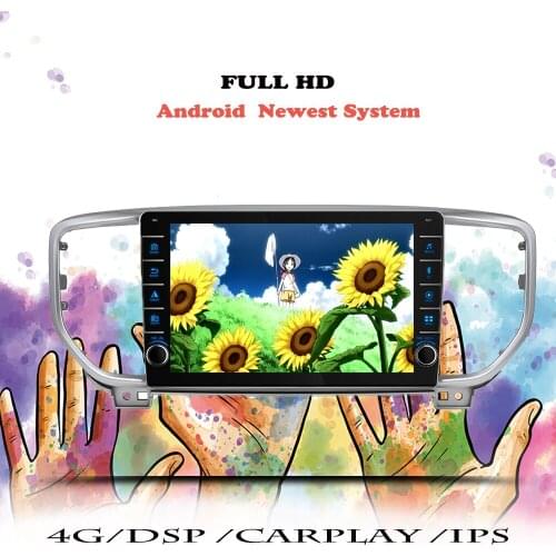 Multimedia Player Video For Kia Sportage 4 2018 2019 2020 2021 Android 10 Auto Car Radio Navigation GPS 2 din DVD Tape Recorder
