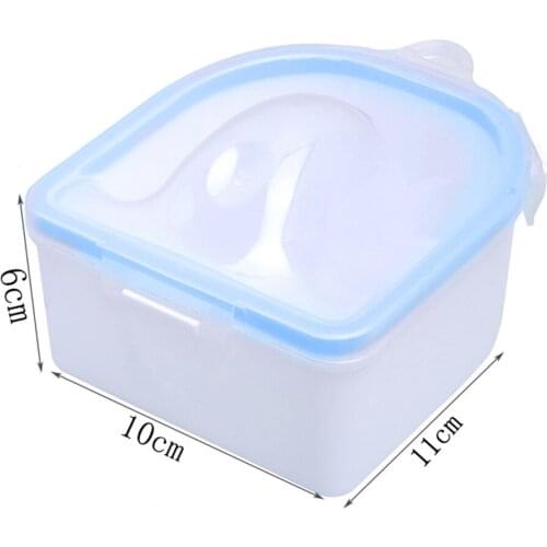 Portable Nail Art Remover Hand Soak off Bowl DIY Salon SPA Bath Manicure Tool Nail Art Care Tool Dead Skin Remover Soaking Lig