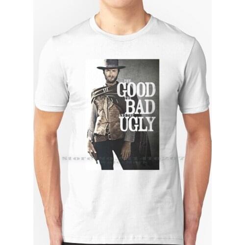 Sergio Leone The Good , The Bad And The Ugly T Shirt 100% Pure Cotton Sergio Leone The Good The Bad And The Ugly Once Upon A