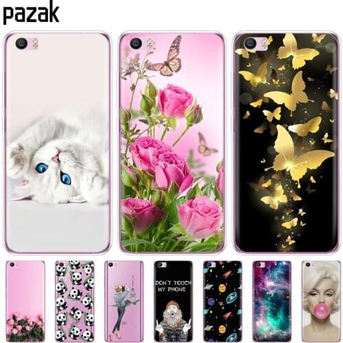Silicone Case For Xiaomi Mi5 Mi 5 M5 Transparent Phone Cases Cover For Xiaomi mi5 mi 5 m5 soft tpu protective pop painting coque