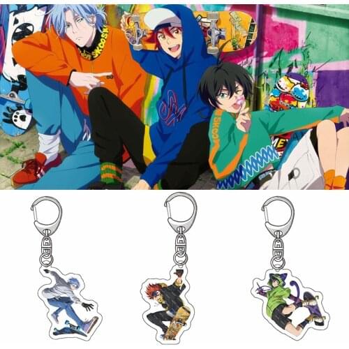 Sk8 The Infinity Keychain Cosplay Prop Anime Accessories Keyring