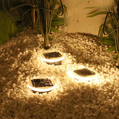 Solar Ground Lights High Brightness Solar Garden Pathway Lawn Light Outdoor in-Ground Light For Patio Pathway Yard Walkway