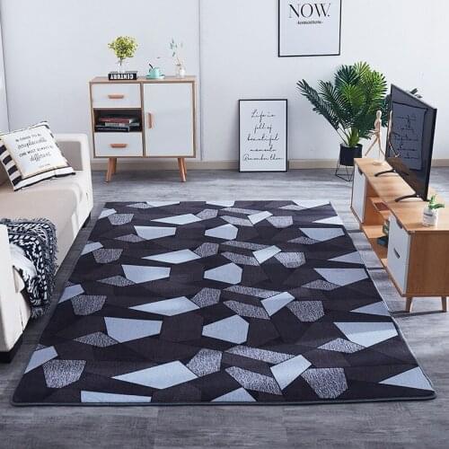 TONGDI Modern Carpet Anti-skid Elegant Artistic 3D Steric Printing Mat Soft Rug Luxury Decor For Home Parlour LivingRoom Bedroom