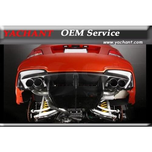 Car-Styling Carbon Fiber Car Rear Panel Fit For 2010-2012 1M Coupe RZ 1M Raze Style Ground Effect Panel