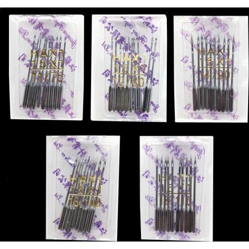 10pcs/set Sewing Accessories Sewing Needles Universal 15x1 130x705H Mixed Kit Packing for Most Brand Domestic Sewing Machines
