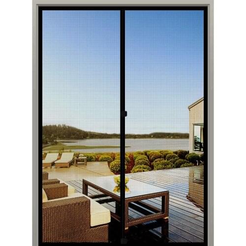 2021 Anti Mosquito Net Fiberglass Magnetic Curtain Automatic Closing Custom Sizes Easy Installation Screen Door Insect Fly Mesh
