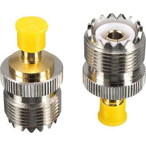 5pcs/Lot Antenna Adaptor S021A SMA-F To UHF-F SO239 for BAOFENG UV-5R PX-777 PX-888