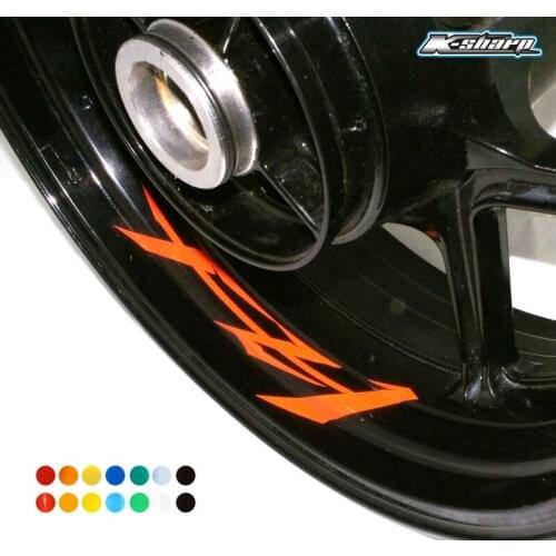 8X custom inner rim decals wheel reflective Stickers stripes Fit YAMAHA FZ 1