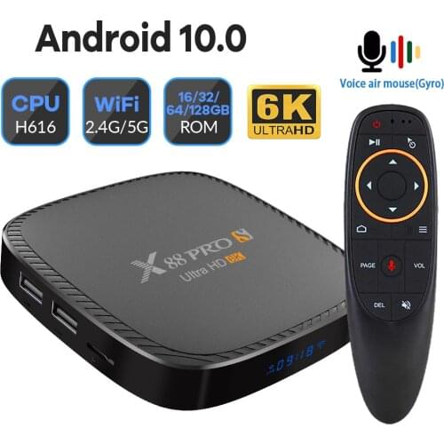 Android 10.0 TV BOX H616 2.4G&5G Fast WiFi Support 4K 6K 3D With Bluetooth 5.0 H.265 Fast Set Top TV Box Receiver