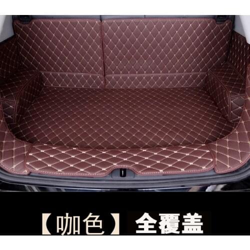 Car cargo liner trunk mat suitcase pad special for Citroen QUATRE Triomphe elysee Picasso C2 C4 C5 C4L free shipping brown beige
