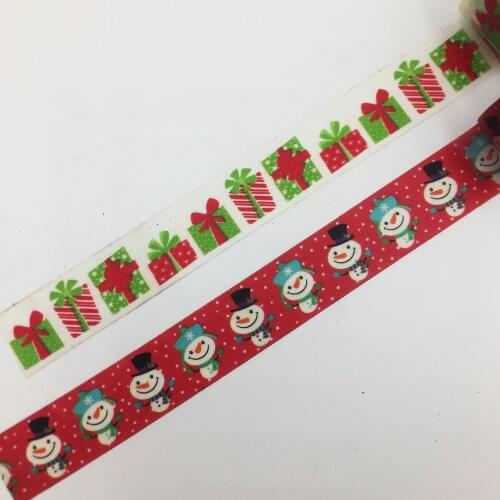 Free Shipping 20mm*5m high quality washi paper tape/Lovely Santa Claus and Beautiful Christmas Gifts masking japan washi tape