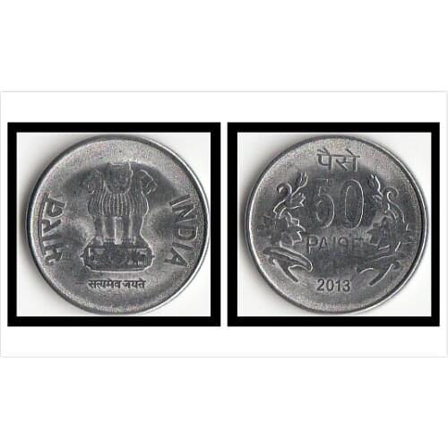 India 50 Baisha Coins Asia New Original Coin Unc Collectible Edition Real Rare Commemorative Random Year