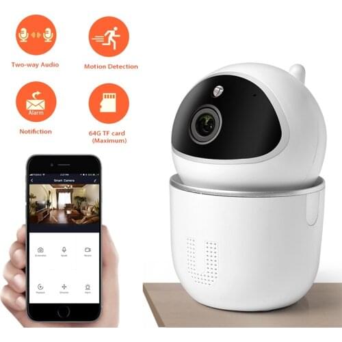 1080P WiFi Camera Auto Tracking Surveillance IP Camera Motion Detection Home Security Wireless Cloud Two Way Audio Baby Monitor