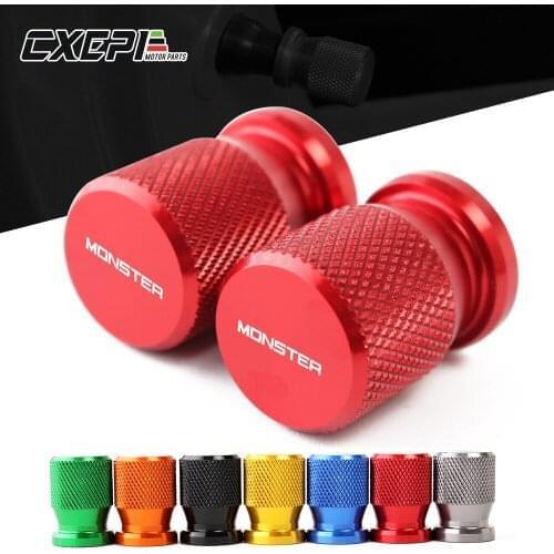 Wheel Tire Valve Caps For DUCATI MONSTER 600 620 848 696 796 1200 1100 SCRAMBLER 400 800 Panigale V4 V4S V4R 1199 959 899 1299