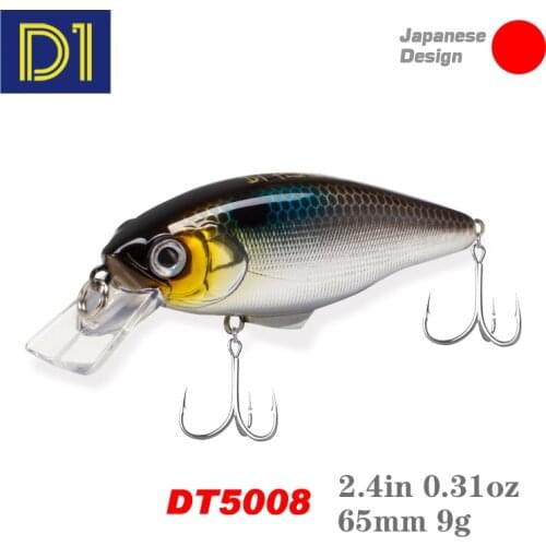 D1 Minnow Baits Kit Wobbler Crankbaits Fishing Lure 65mm 9g MadBite Miga Tight Wind Artificial Hard pesca Bass tackle DT5008