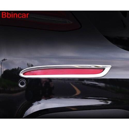 Bbincar ABS Chrome Rear Fog Light Lamp Molding Cover Trim 2Pcs For Mercedes Benz E-Class E CLASS W213 Sedan Sport 2016 2017