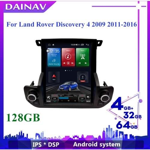 Android Vertical screen Car Radio Multimedia DVD Player for Land Rover Discovery 4 2009 2010 2011-2016 Car GPS Navigation stereo