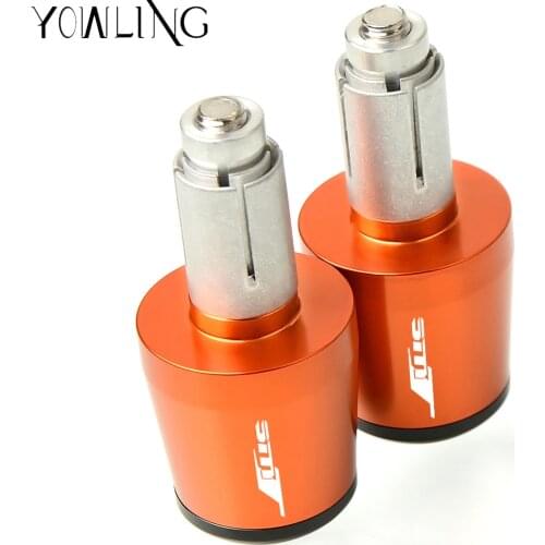 Motorcycle CNC 22MM Handlebar Grips Handle Bar Cap End Plugs Caps For 990 SMT 990SMT 2009 2010 2011 2012 2013