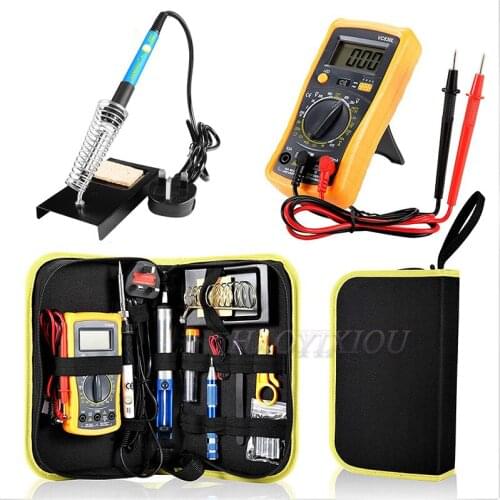 Adjustable Temperature Electric Soldering Iron kit 220V 110V 60W Welding Solder Rework Station Heat Pencil Repair Tools