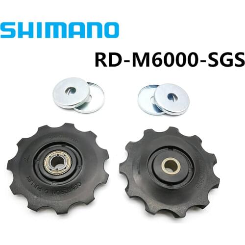 SHIMANO DEORE RD-M6000-SGS Tension Guide Pulley Set For Iamok M6000-SGS Mountain Bike Rear Derailleur Bicycle Parts