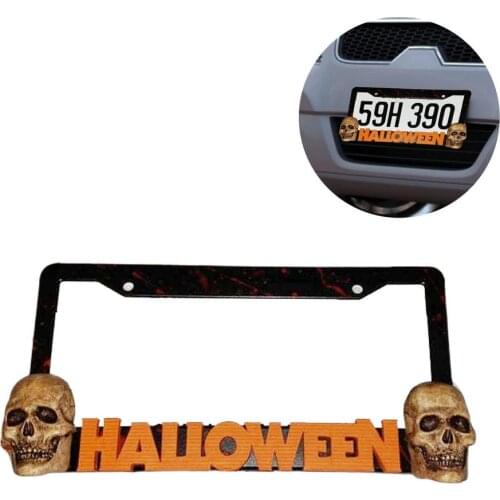 Halloween Michael Myers License Plate Frame Horror Bloody Customized Personalized Holder A Great Gift For Horror Lovers