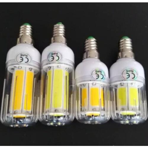 LED COB Corn Light Bulb E26 E12 E26 E14 B22 GU10 G9 5W 8W Bright Lamp For Home LED Chandelier Decoration