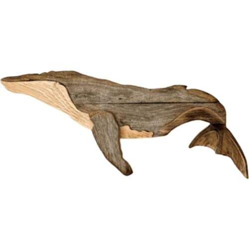 Whale Room Decoration Large Geometric Whale Nautical Animal Wall Decoration Sea Fish Durable Decoration Crafts LBShipping