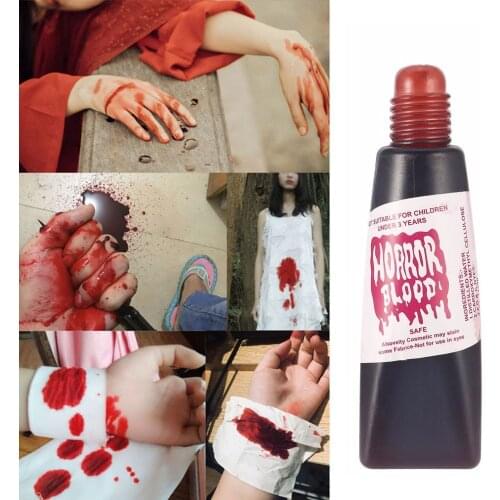 Ultra-Realistic Gel Tube Artificial Blood Plasma Simulated Wounds Cosplay Toys For Halloween Makeup