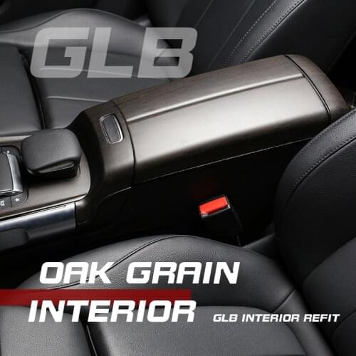 20-21 GLB200 Interior Modified Oak Grain Stickers Gear Box Instrument Panel GLB/GLA Decoration Accessories