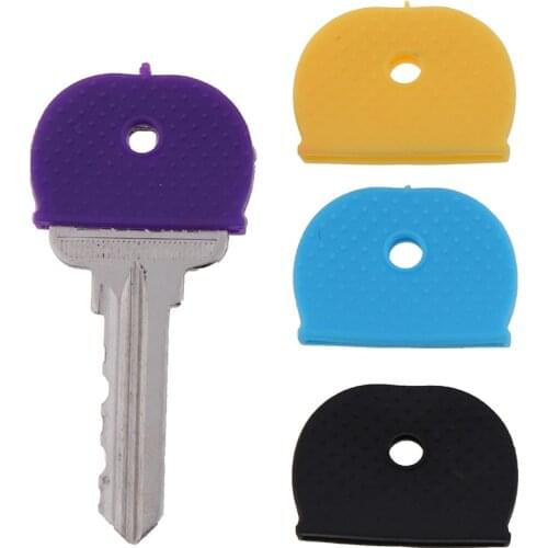 24/32Pcs Colorful Key Top Covers Head/Caps/Tags/ID Markers Mixed Toppers Keyring Accessories