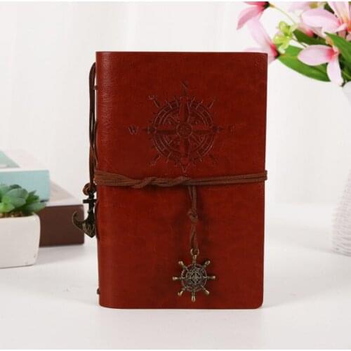 25 Pcs Pirate Anchors Notebooks Journal Notebook Vintage Diary Notepad Leather Pirate Cover Travel Diary 10*14.5cm
