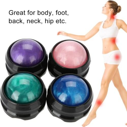 4 Color Manual Resin Massage Ball Body Back Neck Therapy Relieve Muscle Soreness Eliminate Fatigue Pressure Release Massage Ball