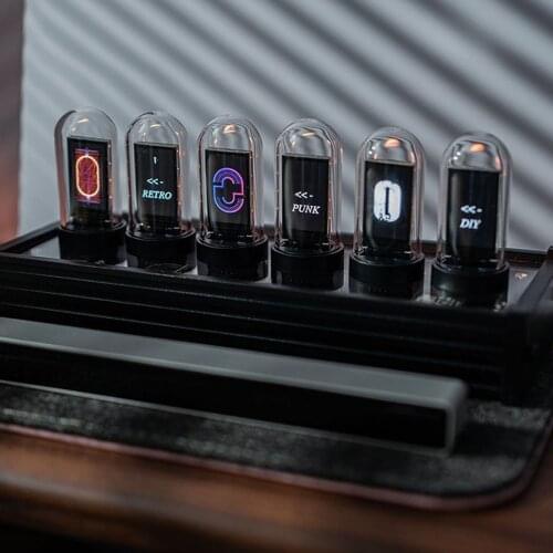 EleksTub RGB Digital Clock Imitate Nixie Tubes Clock 6-Digit LCD Proposal Mode Custom Dial Interface Best Boyfriend Gift