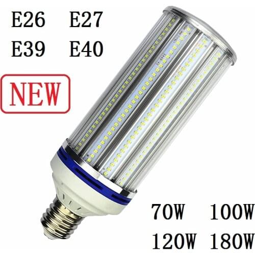 E27 E40 LED Bulb Light E26 E39 70W 100W 120W 180W street lighting 220v High Bright Corn Lamp for Warehouse Engineer Square 2pcs