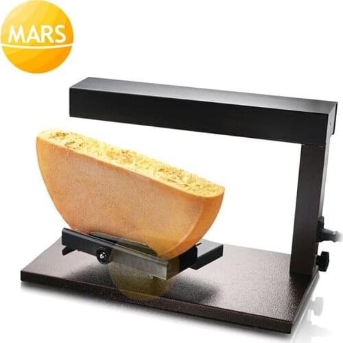 Electric 220V 110V Raclette Cheese Melter, Swiss Style Cheese Warmer Melts Heater, Wheel Cheese Heating Machine