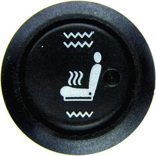 Good qual Free Shipping car seat heater universal round switch carbon fiber heated pads seat warmer Send a Gif