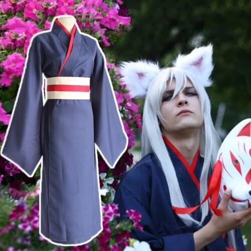 Anime Kamisama Kiss Cosplay Costumes Tomoe Cosplay Costume Blue Kimono Halloween Party Kamisama Hajimemashita Cosplay Costume
