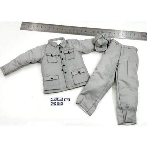 Marsdivine God of War CHN-001 1/6th Orient Army Guard Chest Combat Suit Shirt Pants With Medal For Usual 12inch Doll Action