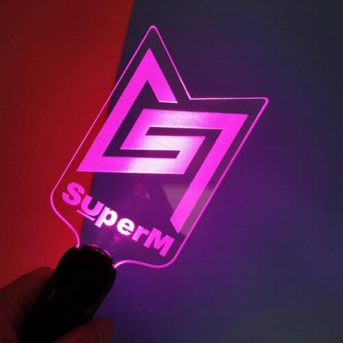 SuperM Light Stick Hand-held Lightstick From Debut Showcase K-POP SHINee EXO NCT