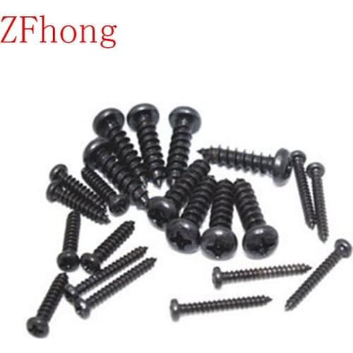 500pcs Self Tapping screw M1.7 M2 M2.3 M2.6 M3 phillips black round pan head Self Tapping Screws