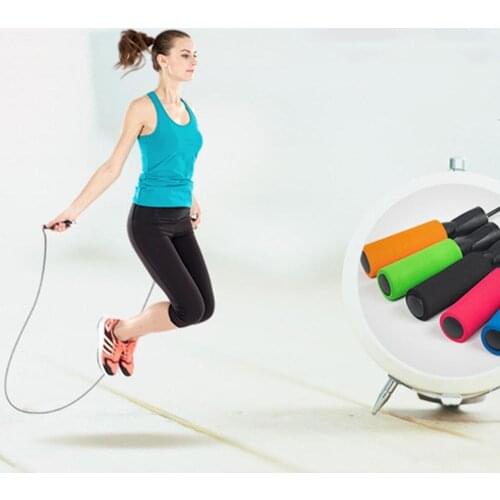 Crossfit 2.8m Jump Rope PVC Adjustable Skipping Rope for Home Exercise Outdoor Sports and Fitness Workout Equipments