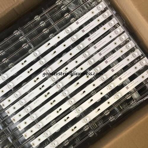 45CM 1Set=9Pcs LED Backlight strip 4lamps Shineon 2D03266 Rev.cDS-4C-LB490T-YM3 TCL_ODM_49D1800
