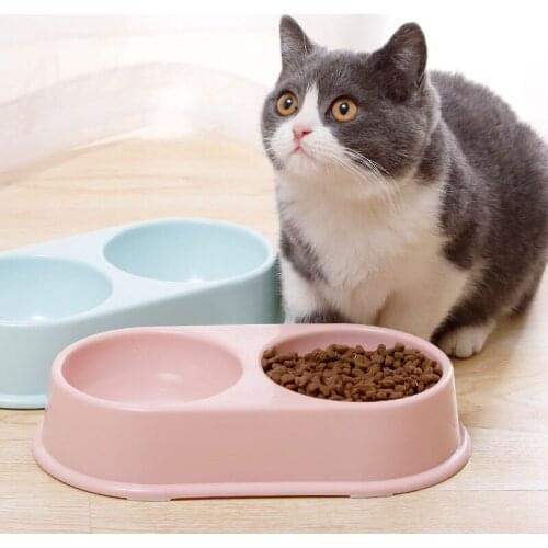 Dog bowl dog food bowl pet supplies double dog bowl pet food bowl cat bowl